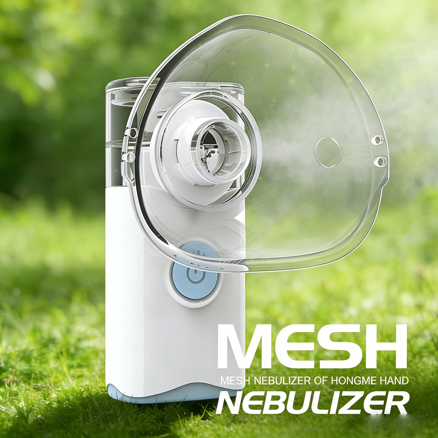 Autoclean Silent Mesh Nebulizer - Portable Handheld Inhalator for Children, Compact Atomizer for Daily Use